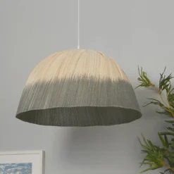 House Beautiful Ibiza Bamboo Shade - Blue Ombre -Lighting Shop 13445405 5875042048993307
