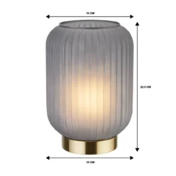 Pearl Frosted Table Lamp - Navy -Lighting Shop 13445407 1065042048335521