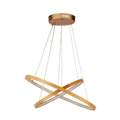 Malibu LED Double Ring Ceiling Pendant Light - Bamboo -Lighting Shop 13445411 1545042050498641