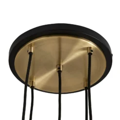 Shoreditch Five Light Cluster Light - Champagne & Brass -Lighting Shop 13453783 1654915324314387
