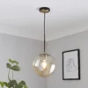 Shoreditch Glass Pendant Light - Champagne & Brass 2 Shoreditch Glass Pendant Light - Champagne & Brass -Lighting Shop 13453791 1904915324445073