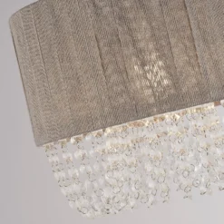 Bellano Easy Fit Lamp Shade - Grey 9 Bellano Easy Fit Lamp Shade - Grey -Lighting Shop 13525825 4884976242179417