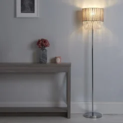 Bellano Floor Lamp - Grey -Lighting Shop 13525830 1665009387758848