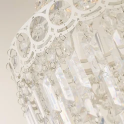 Vivienne Easy Fit Lamp Shade - White -Lighting Shop 13525835 5094972641071205