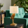 Crane Table Lamp - Gold & Oatmeal -Lighting Shop 13528282 8045009393217402