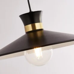 Balham Pendant Ceiling Light - Black & Brass 10 Balham Pendant Ceiling Light - Black & Brass -Lighting Shop 13528466 2094976242471347