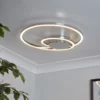 Sasha LED Flush Ceiling Light - Light Chrome 1 Sasha LED Flush Ceiling Light - Light Chrome -Lighting Shop 13528469 1154976242419819