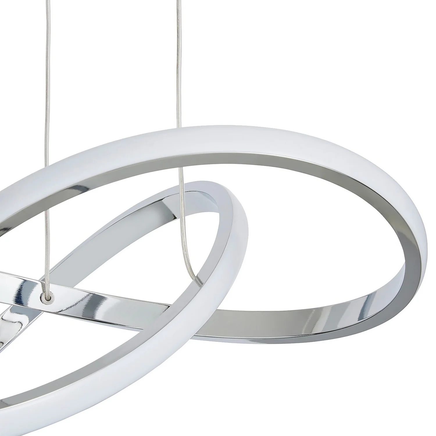 Boston LED Infinity Ceiling Pendant Light - Chrome 6 Boston LED Infinity Ceiling Pendant Light - Chrome - Image 4