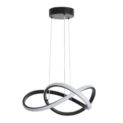 Boston LED Infinity Ceiling Pendant Light - Black 9 Boston LED Infinity Ceiling Pendant Light - Black -Lighting Shop 13529584 2134945395802422
