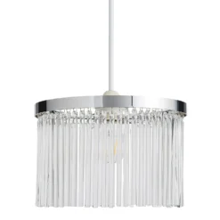 Highgate Easy Fit Shade - Chrome -Lighting Shop 13529593 2124945396824639