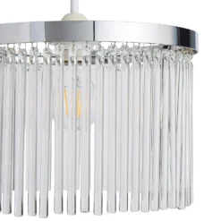 Highgate Easy Fit Shade - Chrome -Lighting Shop 13529593 9304945396892310