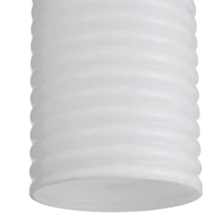 Katya Ribbed Glass Easy Fit Shade - White 9 Katya Ribbed Glass Easy Fit Shade - White -Lighting Shop 13529605 2134945395669459