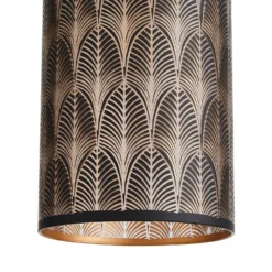 Shea Glass Easy Fit Shade - Black -Lighting Shop 13529621 1274945395691677