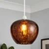 Tortoise Shell Glass Easy Fit Shade -Lighting Shop 13529626 1184945396479645