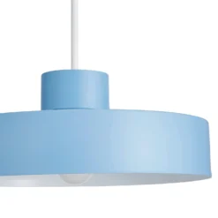 Oslo Nordic Metal Easy Fit Shade - Blue -Lighting Shop 13529633 1444945395623196