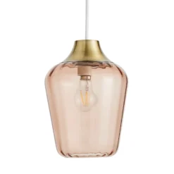 Adore Glass Easy Fit Shade - Amber -Lighting Shop 13529636 1844945396351491