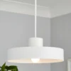 Oslo Nordic Metal Easy Fit Shade - White -Lighting Shop 13529638 1924945396897773