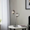 Marple Table Lamp - Chrome & Smoke -Lighting Shop 13645373 1424956789212874