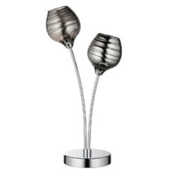 Marple Table Lamp - Chrome & Smoke -Lighting Shop 13645373 7704956789274884