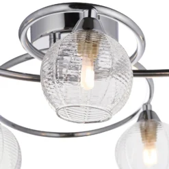 Tatton 5 Light Semi Flush Ceiling Light - Chrome -Lighting Shop 13645374 1684942855410888