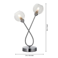 Tatton Table Lamp - Chrome -Lighting Shop 13645377 6954942855536141