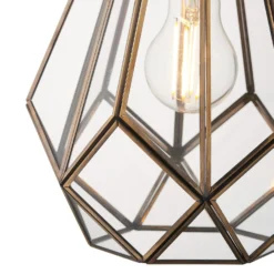 Polly Pendant Light - Antique Brass -Lighting Shop 13645378 1194942855430364