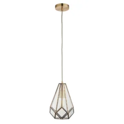 Polly Pendant Light - Antique Brass -Lighting Shop 13645378 7784942855386249