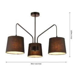Wilson Pendant Light - Black -Lighting Shop 13645380 9104942861137354