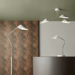 Laila 3 Light Semi-Flush Ceiling Light - Stone -Lighting Shop 13661907 7325009396697543