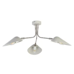 Laila 3 Light Semi-Flush Ceiling Light - Stone -Lighting Shop 13661907 7684976242731630