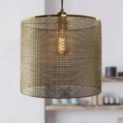 Amina Easy Fit Shade - Brass -Lighting Shop 13695774 4984959109345653