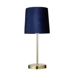 Paris Velvet Table Lamp - Navy -Lighting Shop 13751360 1264969499054775