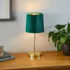Paris Velvet Table Lamp - Emerald -Lighting Shop 13751361 9754969499016654