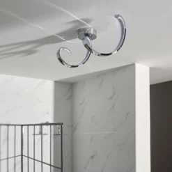 Astral Bathroom Semi Flush Light - Chrome 15 Astral Bathroom Semi Flush Light - Chrome -Lighting Shop 13794232 3634957104824745