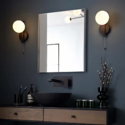 Hawkhill Bathroom Wall Light - Black -Lighting Shop 13794233 2074957104922236