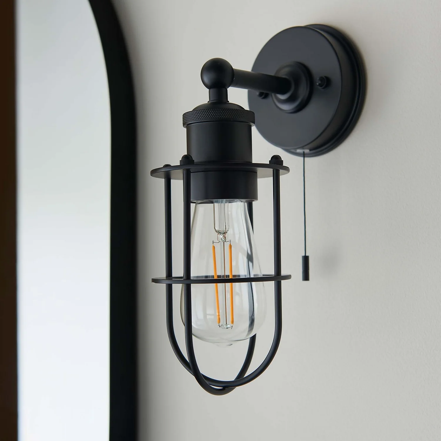 Portmore Bathroom Wall Light - Black 5 Portmore Bathroom Wall Light - Black - Image 3