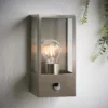 Oxford PIR Outdoor Wall Light - Stainless Steel -Lighting Shop 13794245 1914957105234728