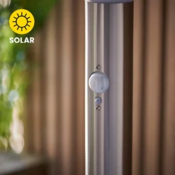 Halton 50cm Photocell & PIR Solar Outdoor Floor Light - Stainless Steel 13 Halton 50cm Photocell & PIR Solar Outdoor Floor Light - Stainless Steel -Lighting Shop 13794246 5394957104363750