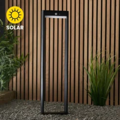 Dannah 80cm Photocell & PIR Solar Outdoor Floor Light - Black 12 Dannah 80cm Photocell & PIR Solar Outdoor Floor Light - Black -Lighting Shop 13794250 9064957104613110