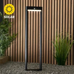 Dannah 80cm Photocell & PIR Solar Outdoor Floor Light - Black 13 Dannah 80cm Photocell & PIR Solar Outdoor Floor Light - Black -Lighting Shop 13794250 9124957104651216