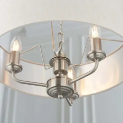 Highclere Pendant Light - 3lt Chrome -Lighting Shop 13794253 5544957104310548