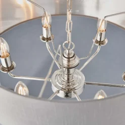 Highclere Pendant Light - 6lt Nickel 16 Highclere Pendant Light - 6lt Nickel -Lighting Shop 13794254 5414957104251661