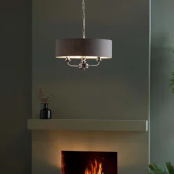 Highclere Pendant Light - 3lt Nickel 13 Highclere Pendant Light - 3lt Nickel -Lighting Shop 13794255 1374957104593070