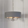 Highclere Pendant Light - 3lt Nickel -Lighting Shop 13794255 1954957104526632