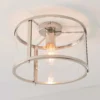 Hopton Flush Light - Nickel 1 Hopton Flush Light - Nickel -Lighting Shop 13794256 1214957105422507