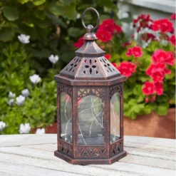 Firefly Moroccan Bronze Lantern -Lighting Shop 13836358 1234982505840090