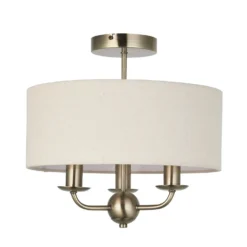 Chippenham 3 Light Flush Ceiling Light -Lighting Shop 13864149 4934977253672944
