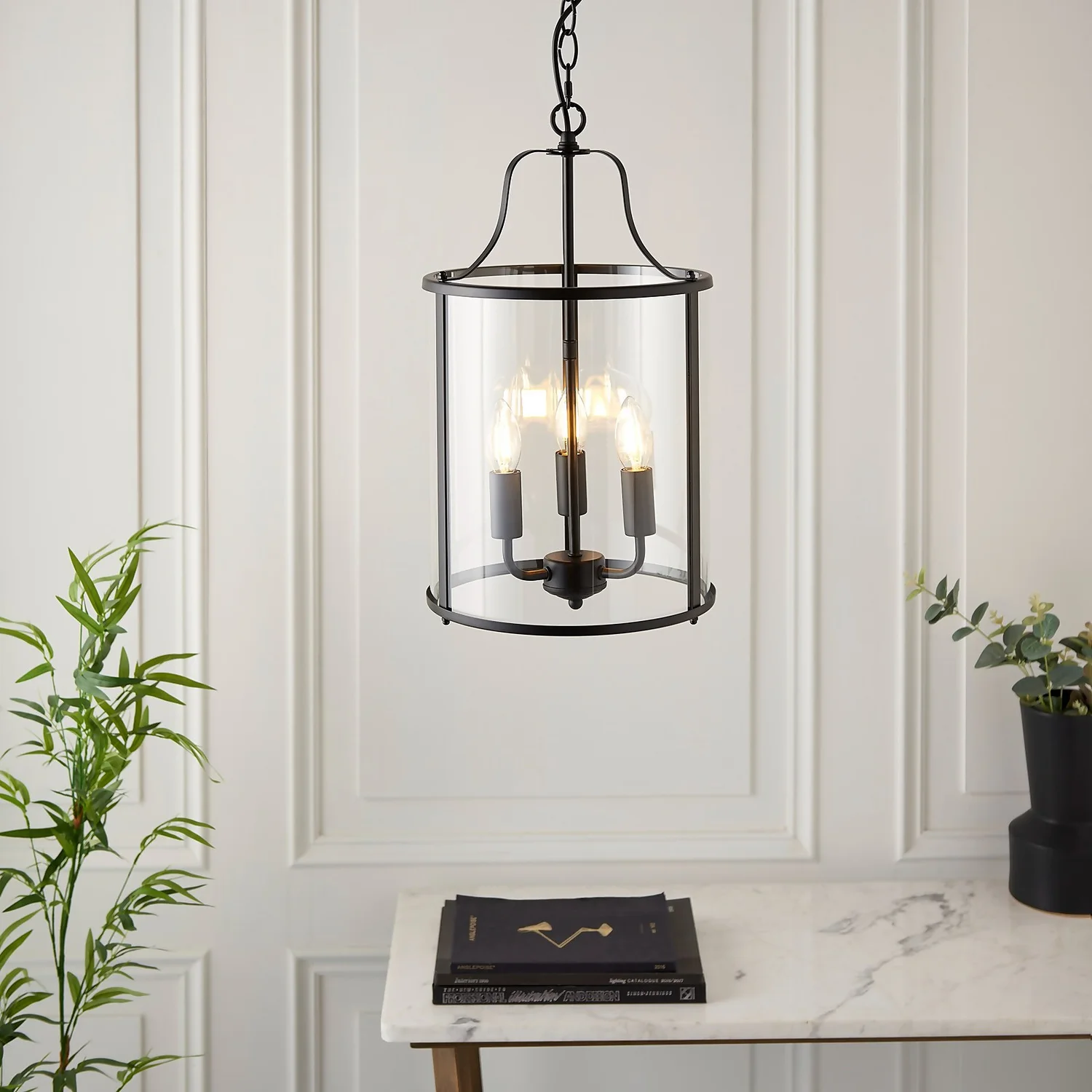 Chester 3 Light Pendant - Black 3 Chester 3 Light Pendant - Black