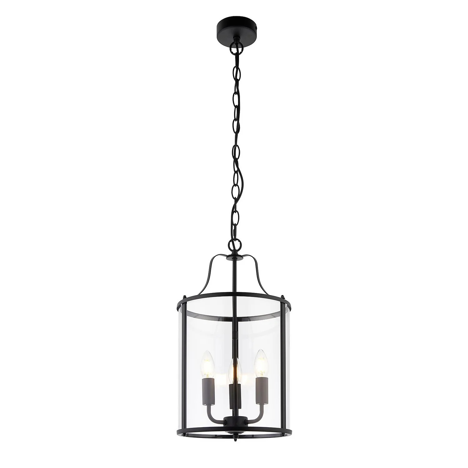 Chester 3 Light Pendant - Black 4 Chester 3 Light Pendant - Black - Image 2