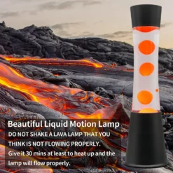 Black & Orange Tower Lava Lamp -Lighting Shop 13892605 1164998572791032
